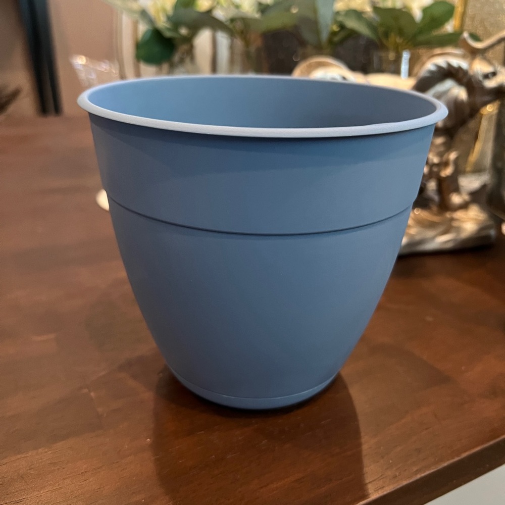 Bloem Dayton Ocean Blue Planter 5.75x 6 inch Diameter New